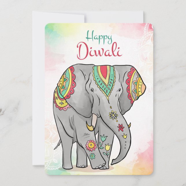 Happy Diwali Holiday Card (Front)