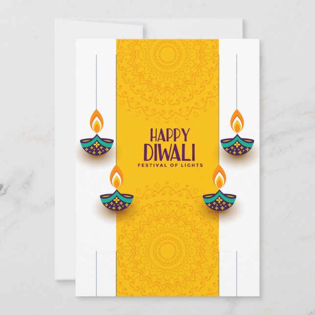 Happy Diwali Holiday Card (Front)