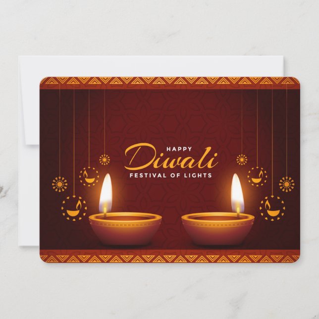 Happy Diwali Holiday Card (Front)