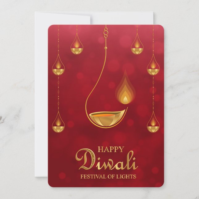 Happy Diwali Holiday Card (Front)