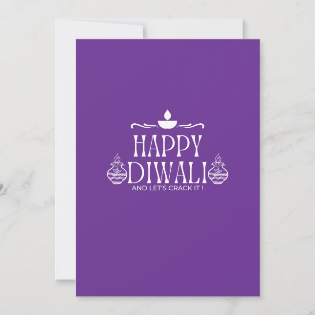 Happy Diwali | Let's Crack it 2024 Invitation (Front)