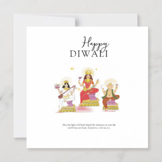 Happy diwali magnetic invitation