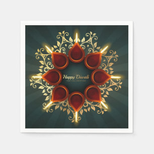 Happy Diwali Napkins