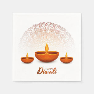 Happy Diwali Napkins