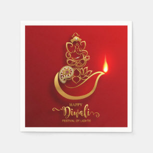Happy Diwali Napkins