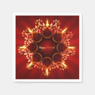 Happy Diwali Napkins