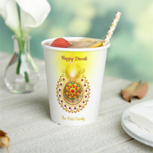Happy Diwali Paper Cups
