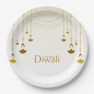 Happy Diwali  Paper Plate