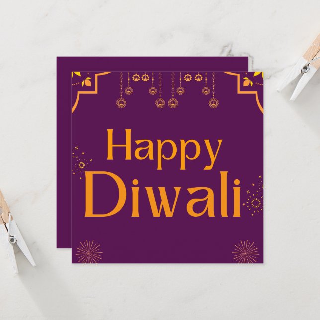 Happy Diwali Party  (Front/Back In Situ)