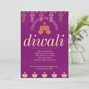 Happy Diwali Party  Invitation