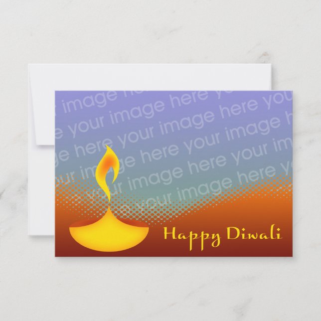 happy diwali photo card (Front)