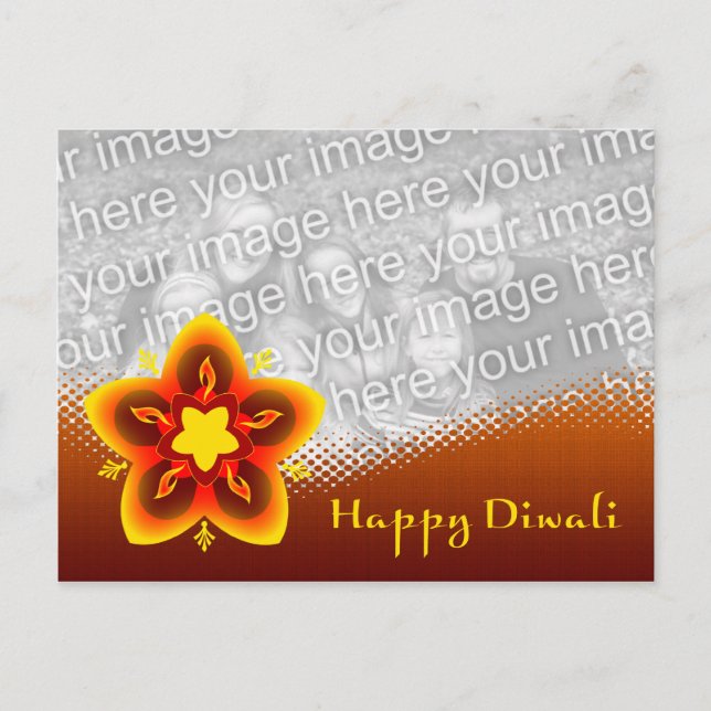 happy diwali photo card (Front)