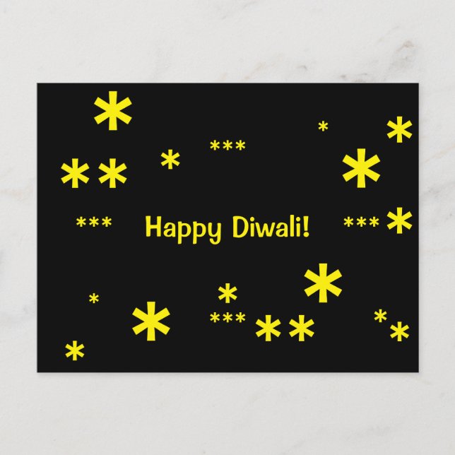 Happy Diwali! postcard (Front)