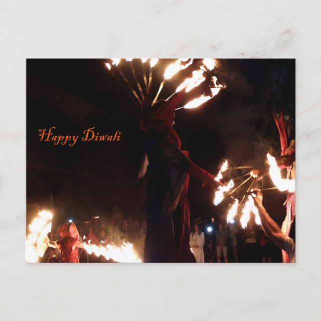 Happy Diwali Postcard (Front)
