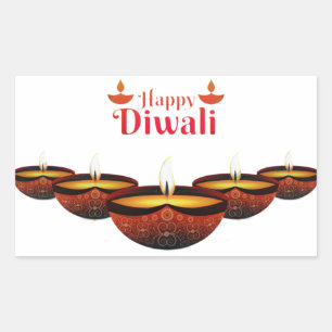 Happy Diwali Rectangular Sticker