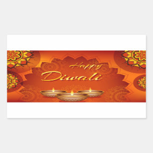 Happy Diwali Rectangular Sticker