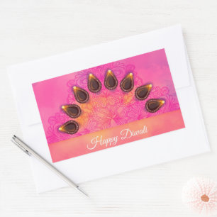 Happy Diwali Rectangular Sticker
