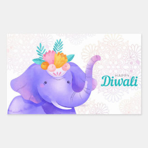 Happy Diwali Rectangular Sticker