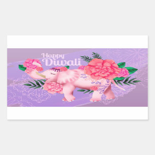 Happy Diwali Rectangular Sticker