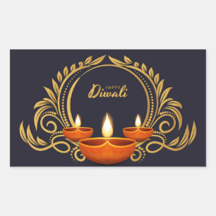 Happy Diwali Square Sticker