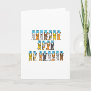 Happy Doctor's Day fun cats in bandages. Card