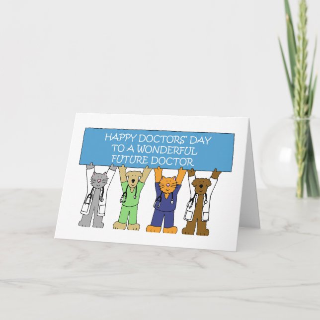 Happy Doctors' Day to Future Doctor Card (Front)