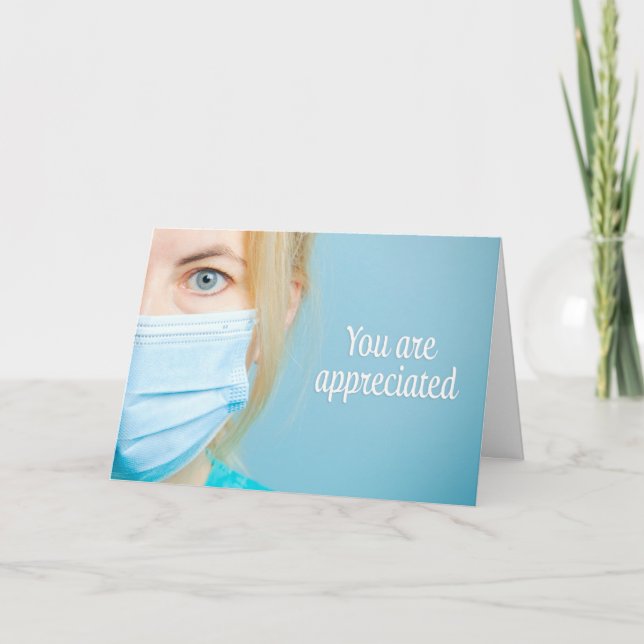 Happy Doctors Day You Are Appreciated Holiday Card (Front)