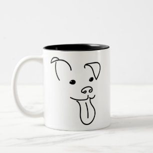 Happy Dog Face Mug
