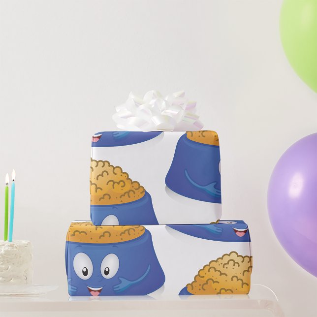 Happy Dog Food Wrapping Paper (Creator Uploaded)