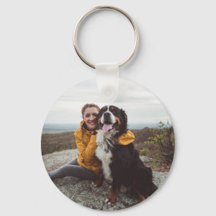 Happy Dog & Friend Keychain