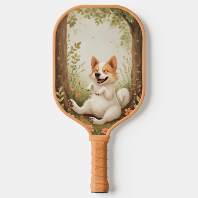 Happy Dog  Pickleball Paddle (Front)