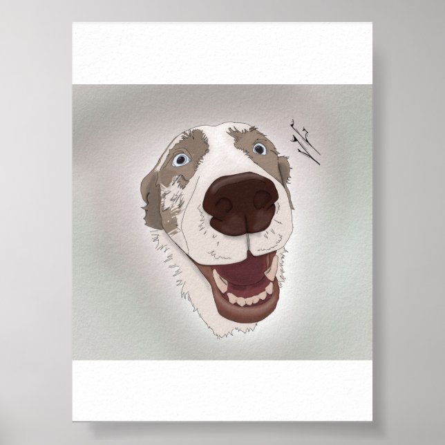 Happy Dog Poster (Front)