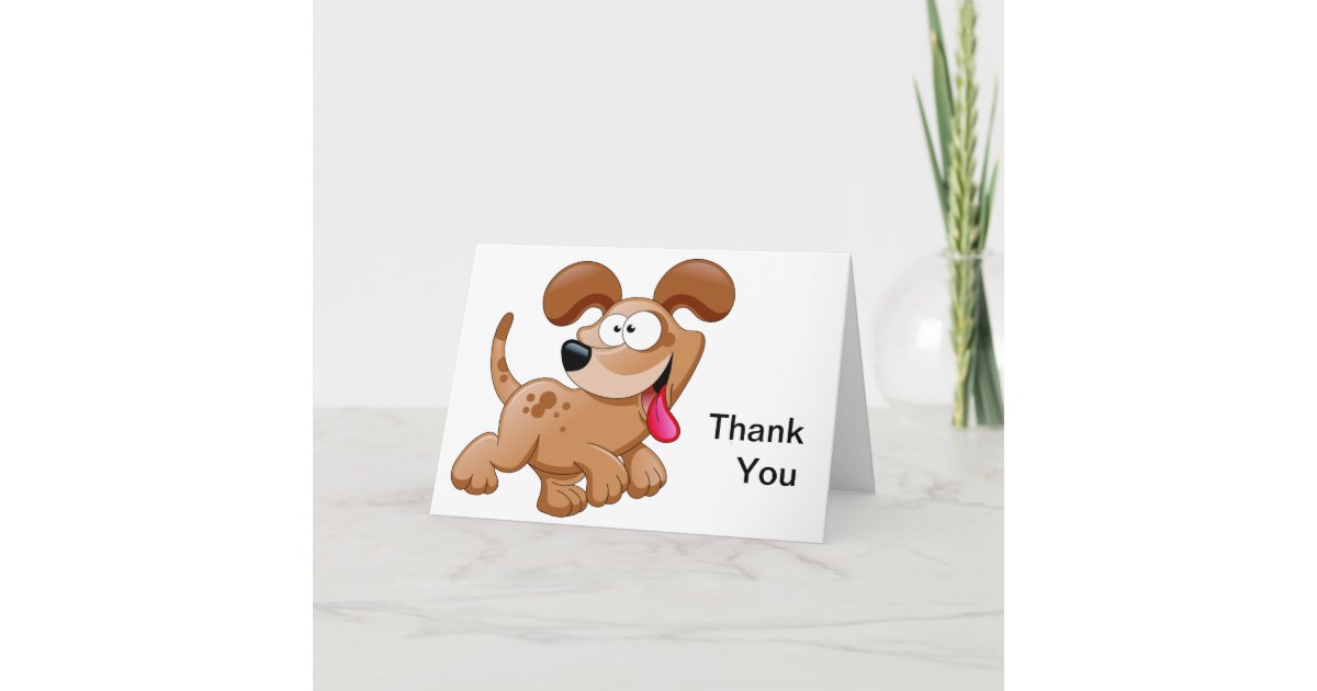 Happy Dog Thank You | Zazzle.co.uk