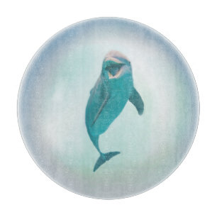 Happy Dolphin Cutting Board