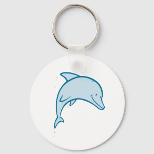 Happy Dolphin Key Ring