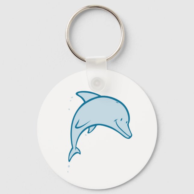 Happy Dolphin Key Ring (Front)