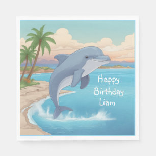 Happy Dolphin Napkins