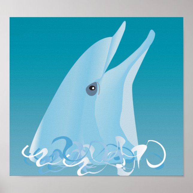 Happy Dolphin Poster (Front)