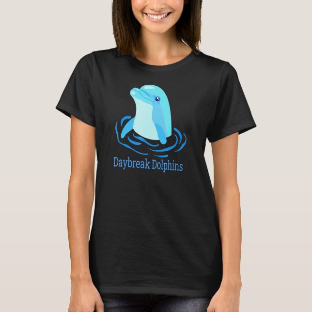 Happy Dolphins Daybreak Elementary School Ut Spiri T-Shirt (Front)