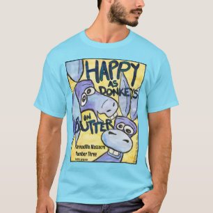 Happy Donkeys T-shirt, men's S T-Shirt