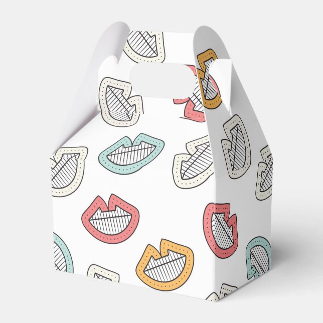 Happy Doodle Laugh Favour Box (Front Side)