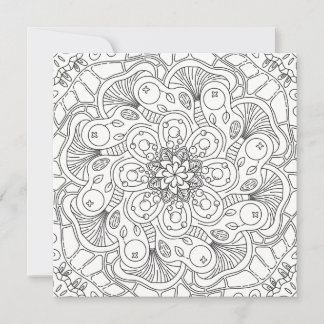 Happy Doodles: Autumn Colouring Page