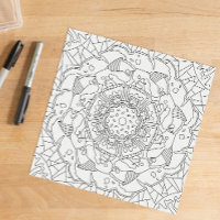 Happy Doodles: Joyful Colouring Page