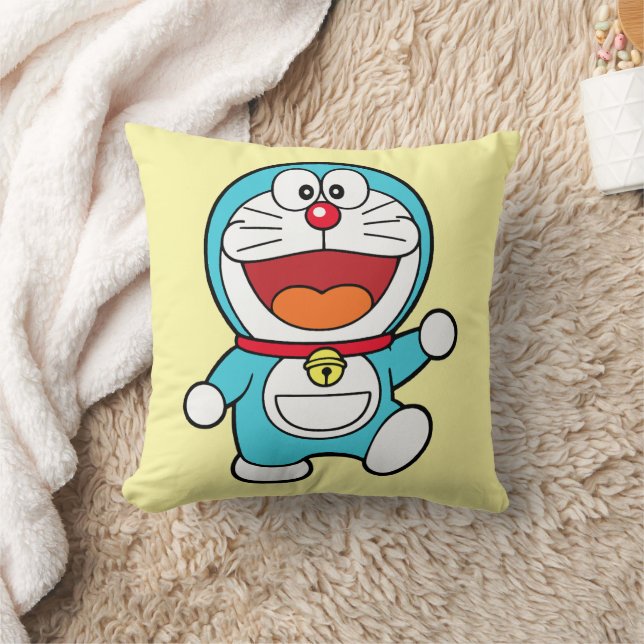 Happy Doraemon Cushion (Blanket)