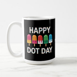 Happy Dot Day 2025 Kids Boys Girls Colourful Polka Coffee Mug