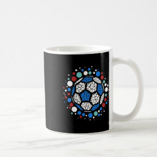 Happy Dot Day 2025 Polka Dot Soccer Ll Lover Boys Coffee Mug