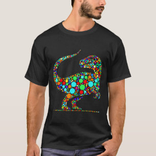 Happy Dot Day Colorful Polka Dot Dinosaur Boys Tod T-Shirt
