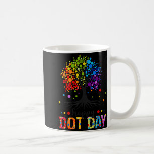 Happy Dot Day Colorful Polka Dots Tree Teacher Boy Coffee Mug