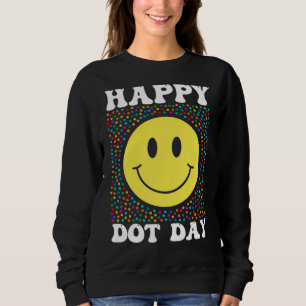 Happy Dot Day Colourful Rainbow Polka Dot Boys Gir Sweatshirt