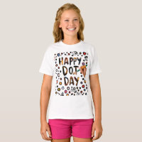  Happy Dot Day Groovy Kids Creative Fun ArtT-Shirt